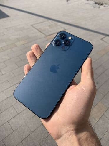iphone xs max qiymeti irshad: IPhone 12 Pro Max, 128 GB, Göy, Face ID — 3