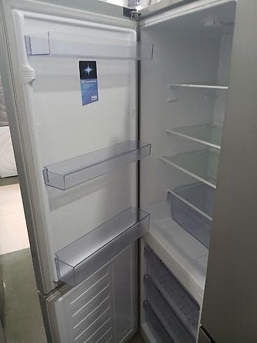 rengli printer: İşlənmiş 2 qapılı Beko Soyuducu Satılır, rəng - Boz, Təkərli — 2