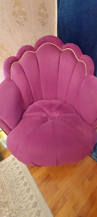 ev mebeli: Kreslo, Vеlur parça — 2