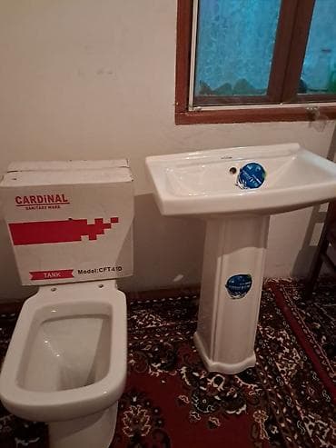 Duş şlanqları: Hamam/Sanitar dəst tezedi karopkasindai ayri ayri 100 Tərkib: - Unitaz — 1