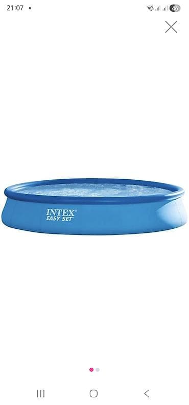 baseyn: Elektron Nasos Hediyye. Intex 3.66 × 0.76 m şişmə hovuz 🌊 Yay — 1