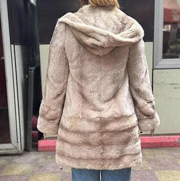 Femina qadın xəz palto - Brend: FEMINA (daxili atlas astar üzərində