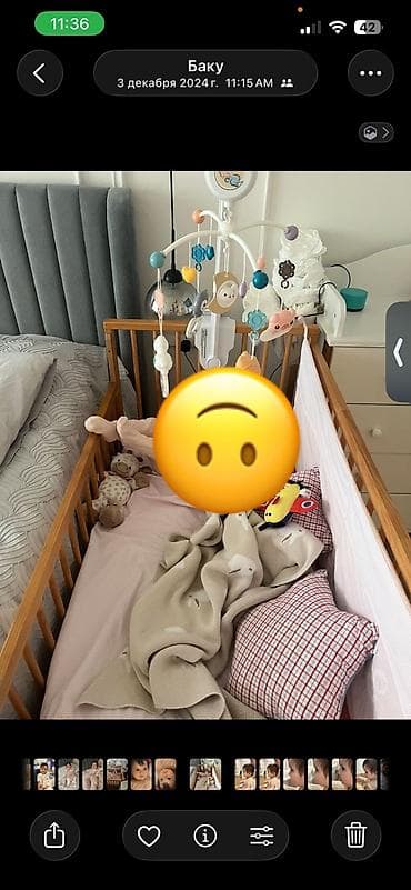 Oğlan və qız üçün, Dördbucaq, Beşik, Dəst ilə, Matras ilə, Yellənmə mexanizmsiz — 2