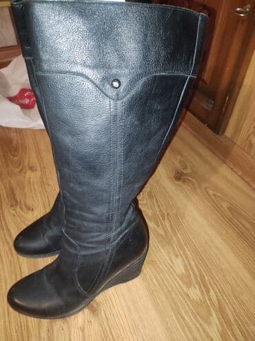 çəkmə: Balenciaga, Ölçü: 37, rəng - Qara, İşlənmiş — 1