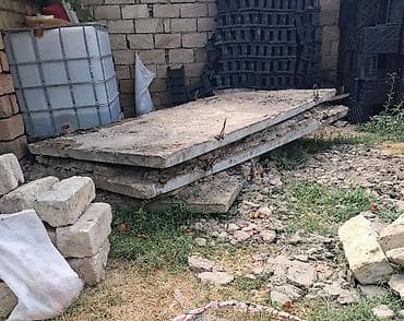 heyet darvazaları: Məhsul: Dəmir-beton plitələr (yastı döşəmə/örtük plitələri) Təsvir: - — 1