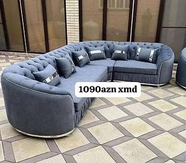 retro mebel: Угловой диван, Новый, Нераскладной, Без подьемного механизма, Ткань, Нет доставки — 1