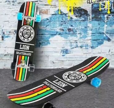 uşaqlar üçün tekerli krosovkalar: Skateboard Skeybord, Kaykay, Skeyt və Pennyboardlar🛹 🔹Hər növ və hər — 1