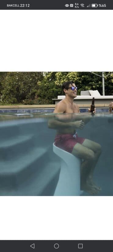 meqa mebel: Şezlong 
Lejenka. 
Hovuz içi özel tasarım — 16