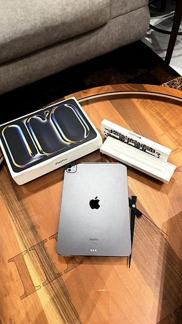 ipad planşet: Apple iPad Pro + Apple Pencil Pro dəsti Məhsul:Original məhsuldu yep — 3
