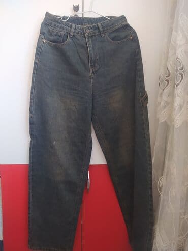 Köynəklər: Unisex beqi şalvar. 30 razmer - Material: 100% denim (jeans parça) — 1