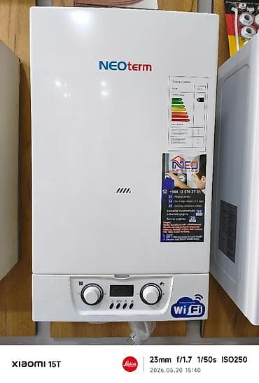 kombi qizdirici: NEOterm divar tipli qaz kombi qazanı - Brend: NEOterm - İdarəetmə: Ön — 1