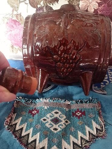 Süfrə ləvazimatları: Rəng - Qəhvəyi, Keramika — 2