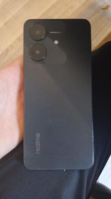 Realme Note 60, rəng - Qara, Barmaq izi