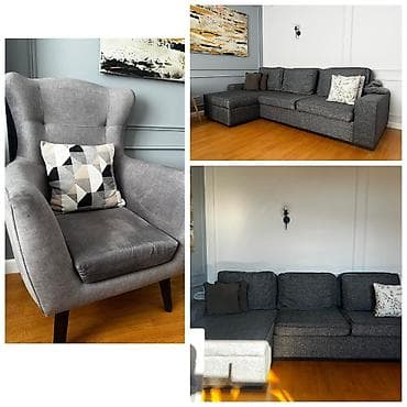 islenmis divan kreslo: Künc divan — 1