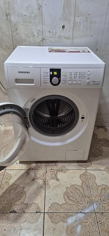 Məişət texnikası: Paltaryuyan maşın Samsung, 7 kq, İşlənmiş, Avtomat, Qurutma var, Ödənişli çatdırılma — 2