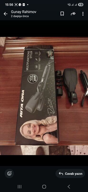 Elektrikli qızdırıcılar və radiatorlar: Çoxfunksiyalı saç formalaşdırma seti - 1 ədəd əsas elektrikli tutacaq — 5