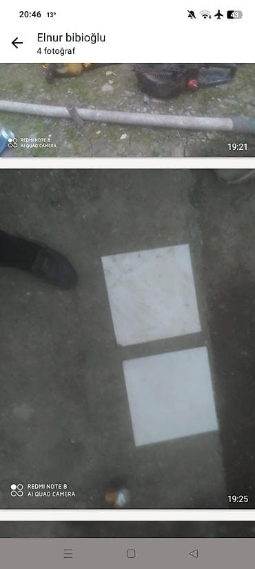 Ağ rəngli kvadrat kafel/plastik plitələr işləmiş kafel