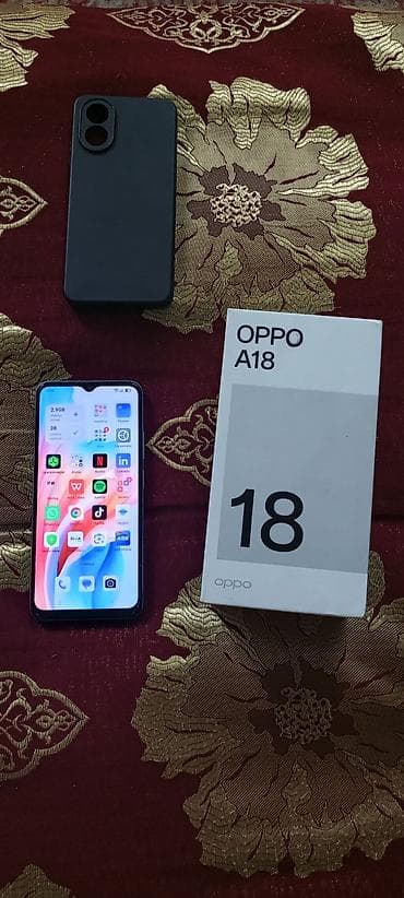 Oppo A18, rəng - Mavi, Barmaq izi
