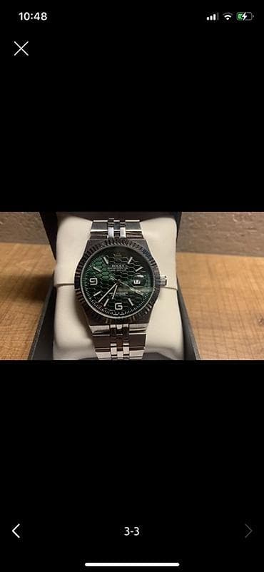 saat qutusu: Qol saatı, Rolex, rəng - Yaşıl — 3