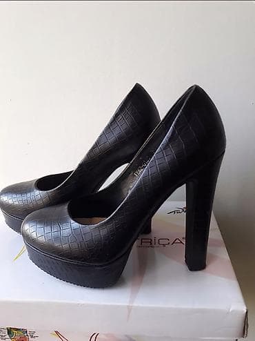 Tuflilər: Tuflilər, Ölçü: 38, rəng - Qara, Yeni — 1