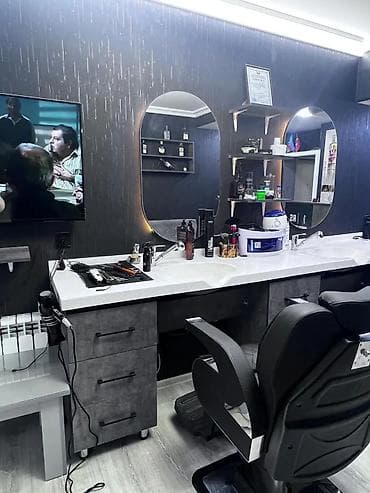 salon maları: Kişi salonu üçün tam avadanlıq paketi - 2 iş yeri üçün geniş bleyad — 1