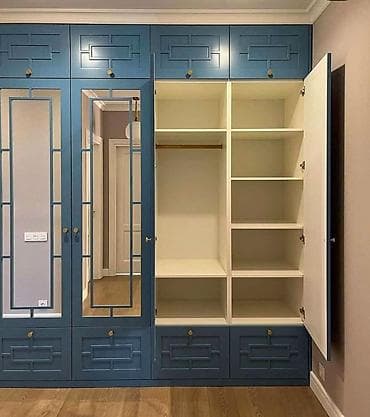 Садовая мебель на заказ: Прямой шкаф, Для прихожей, Для одежды, Распашной, Корпусный, 4 двери — 2