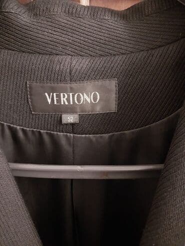 qadınlar üçün polupalto: Palto, 6XL, rəng - Qara — 3