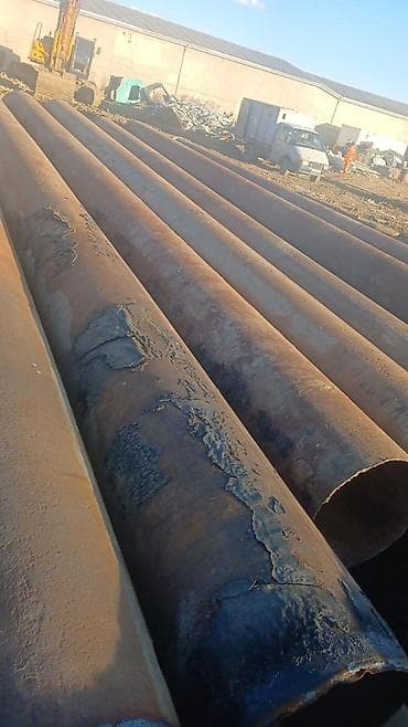 demir ferma: Məhsul: Böyükdiametrli polad borular 530mm. Bir dənəsinin uzunluğu 11 — 5