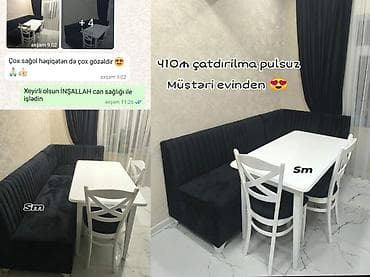 Masa və oturacaq dəstləri