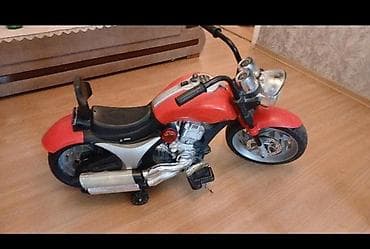 Uşaq üçün elektrikli mini motosiklet - Rəng: qırmızı/gümüşü - Korpus