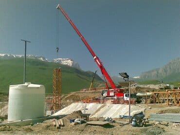 ot presi satilir: Kran İcarəsi Liebherr "Azərtunelsutikinti" MMC 30 t - 220 t -a dək — 4