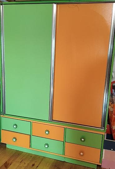 şkaf kupe: Oğlan və qız üçün, 2 qapılı, Kupe, Düz dolab — 1