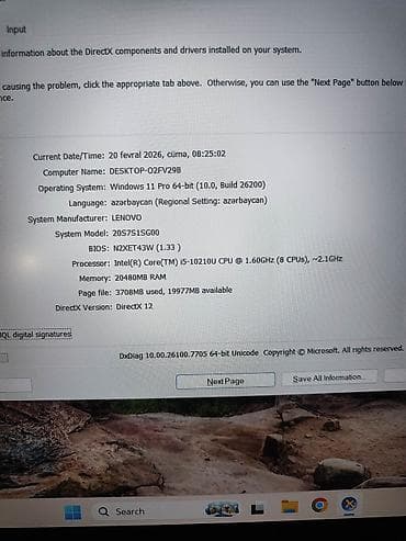 Modemlər və şəbəkə avadanlıqları: İşlənmiş Lenovo ThinkPad, 15.6 ", Intel Core i5, 512 GB, Ünvandan götürmə, Pulsuz çatdırılma, Ödənişli çatdırılma — 7