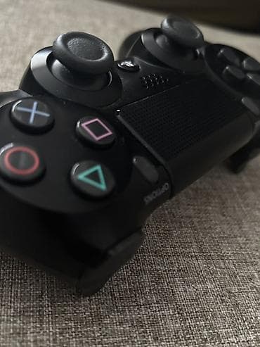 Техника и электроника: PlayStation DualShock 4 simsiz oyun pultu – orijinal qara rəng — 3