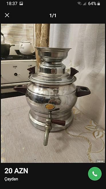 samavar ucuz: Qaz üçün samovar 3litr — 2
