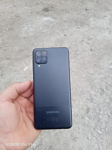 Samsung Galaxy A12, rəng - Qara, Barmaq izi