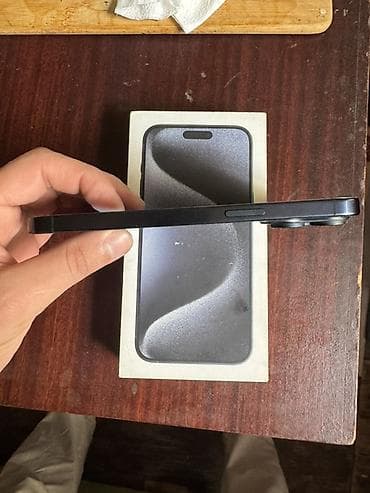 ikinci el 15 pro max: IPhone 15 Pro Max, 256 GB, Qara, Simsiz şarj — 4