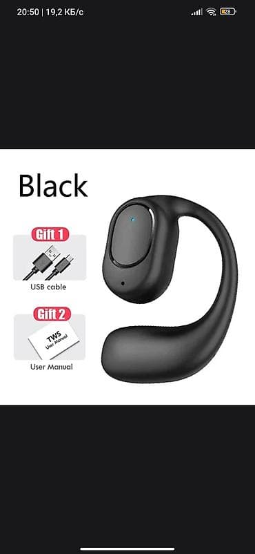 hyperx cloud alpha s: Sol qulaq üçün qulaq qarmaqlı Bluetooth qulaqlıq – qara rəng - Qulaq — 3