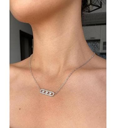 gumus kardinal: Gumus boyunbagi 925 ayyar catdirilma var 45 sm 4 qram — 2