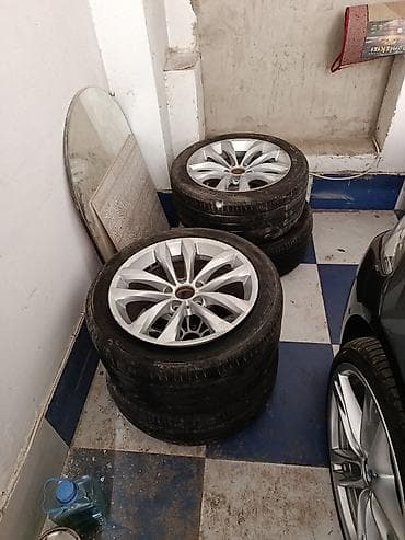 Yüngül lehimli disklər və şinlər dəsti - 4 ədəd gümüş rəngli yüngül — 1