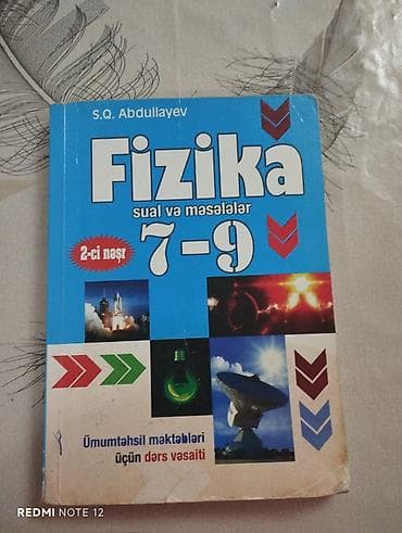 Məhsul: “Fizika: sual və məsələlər 7–9” (S.Q. Abdullayev), 2-ci nəşr — 1