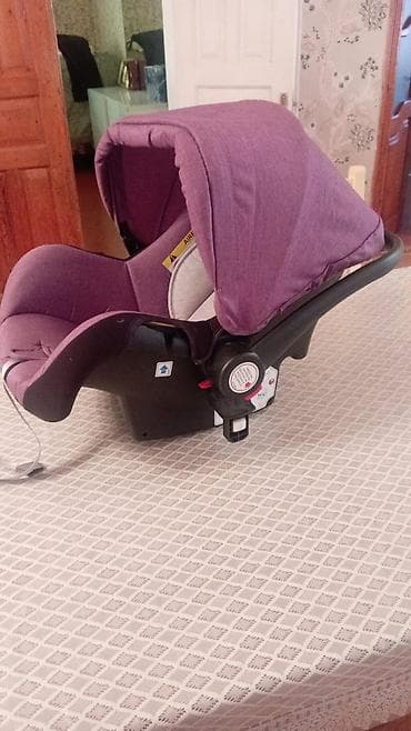 Детская одежда и обувь: Uşaq avtomobil oturacağı / beşik tipli daşıyıcı - Rəng: bənövşəyi — 2
