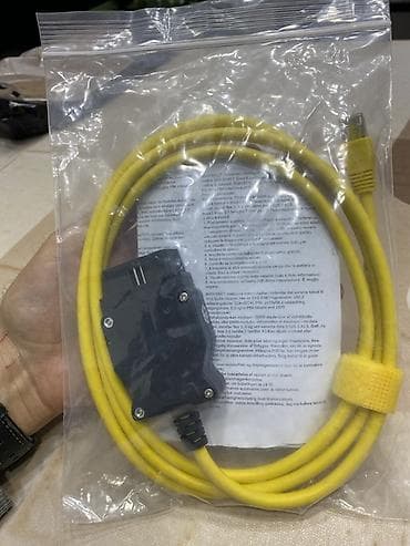 avto təlim: BMW ENET OBD–Ethernet diaqnostika və kodlama kabeli - Rəng: sarı - — 1