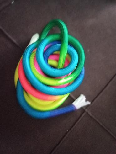 kinder stranger things: Məhsul:Gimnastika üçün ip Təsvir: - Parlaq rəng keçidlərinə malik — 1