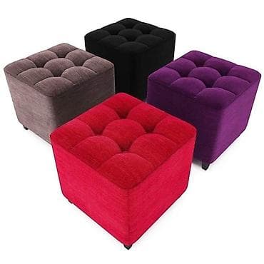 pol kraskasi: Velvet oturacaq-puf kolleksiyası - Müasir, zərif dizayn: yumru və — 7