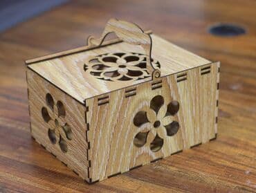 taxta qutular: Hədiyyə qutusu, rəng - Qırmızı — 7