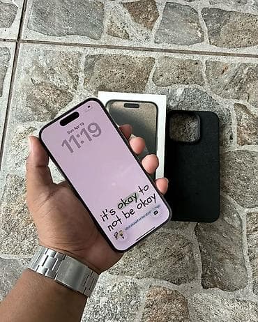 ipon 13 pro: IPhone 15 Pro, Gümüşü, Face ID — 2