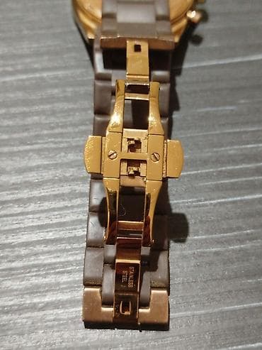 luç saat: İşlənmiş, Qol saatı, Emporio Armani, rəng - Qızılı — 3