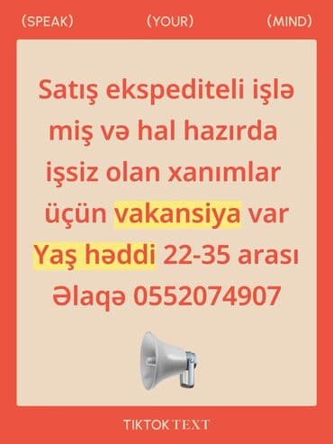 qadın ucun iş: Маркетолог требуется, Полный рабочий день, Любой возраст, 3-5 лет опыта — 1