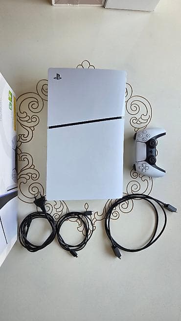 sony mp3: Playstation 5 Slim 1 TB Mükəmməl vəziyyətdə. (Təzə kimidir.) Yanında — 5
